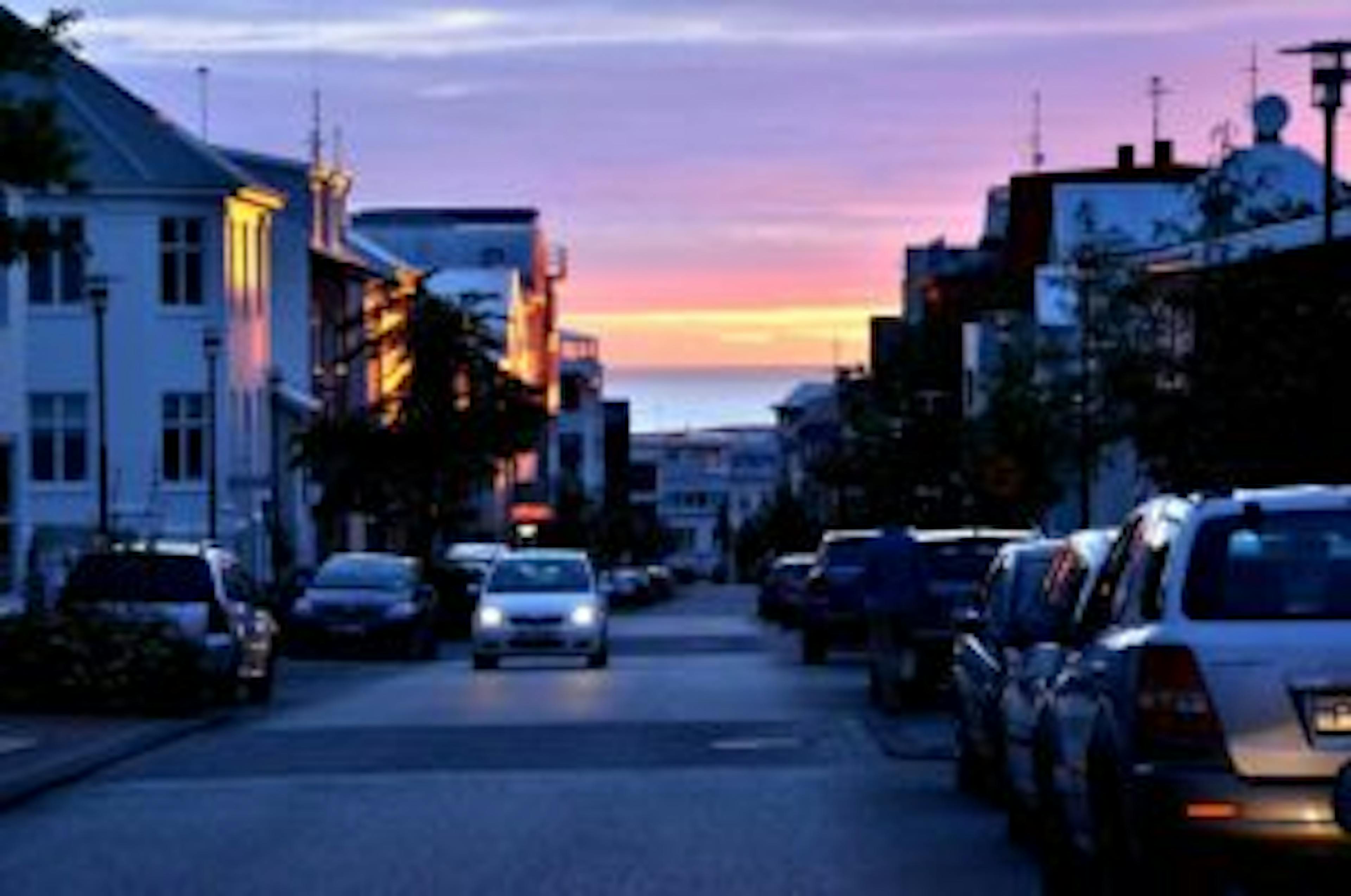 Driving in Reykjavik