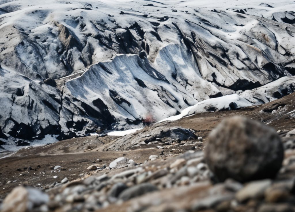 Torfajökull volcano in Iceland.