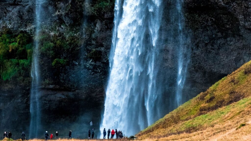 Seljalandsfoss waterfall in Iceland