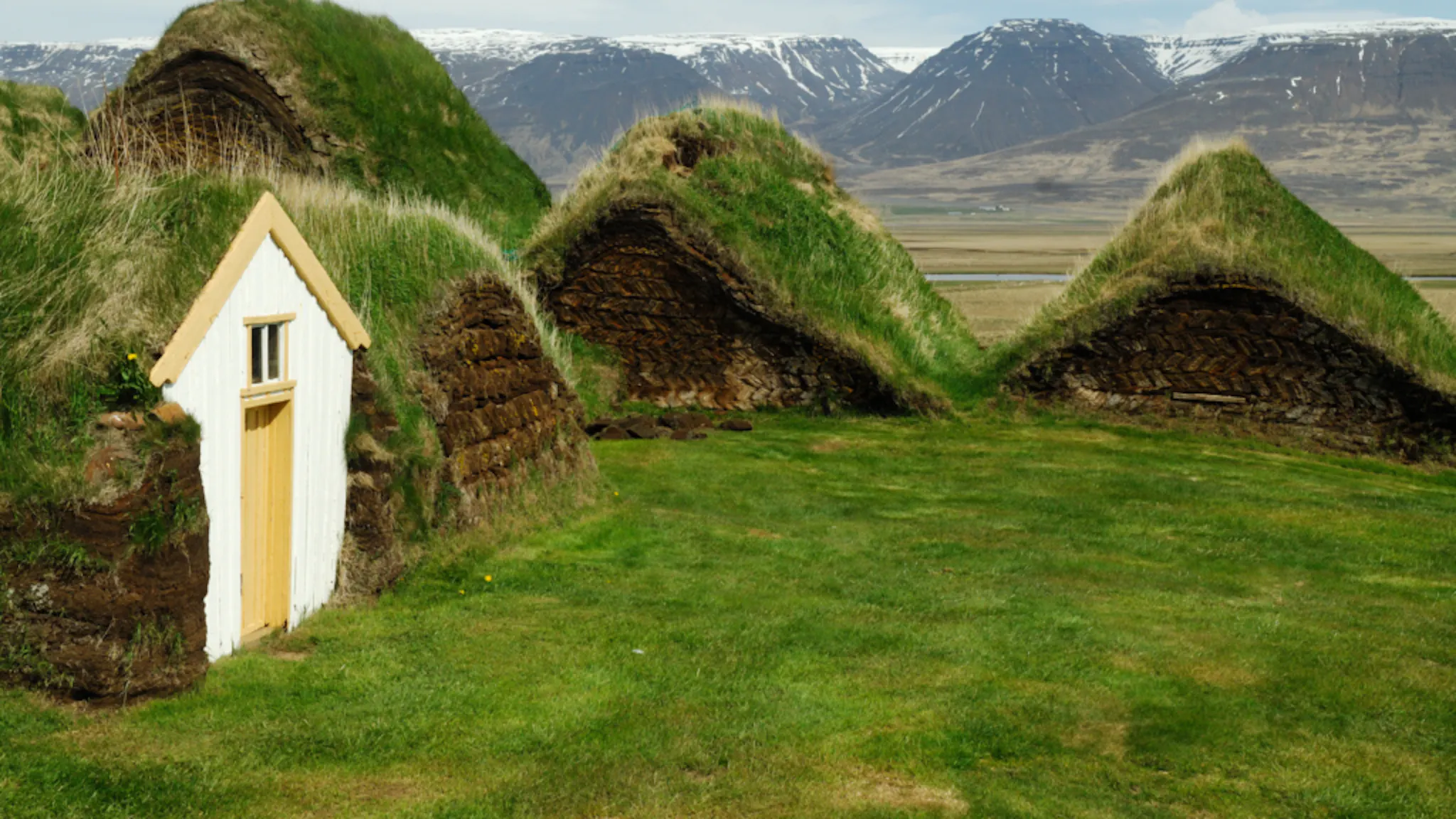 Glaumbær Turf Houses, Iceland.