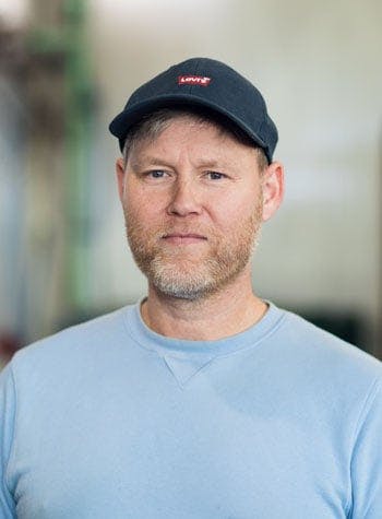 Owner posing for a photo