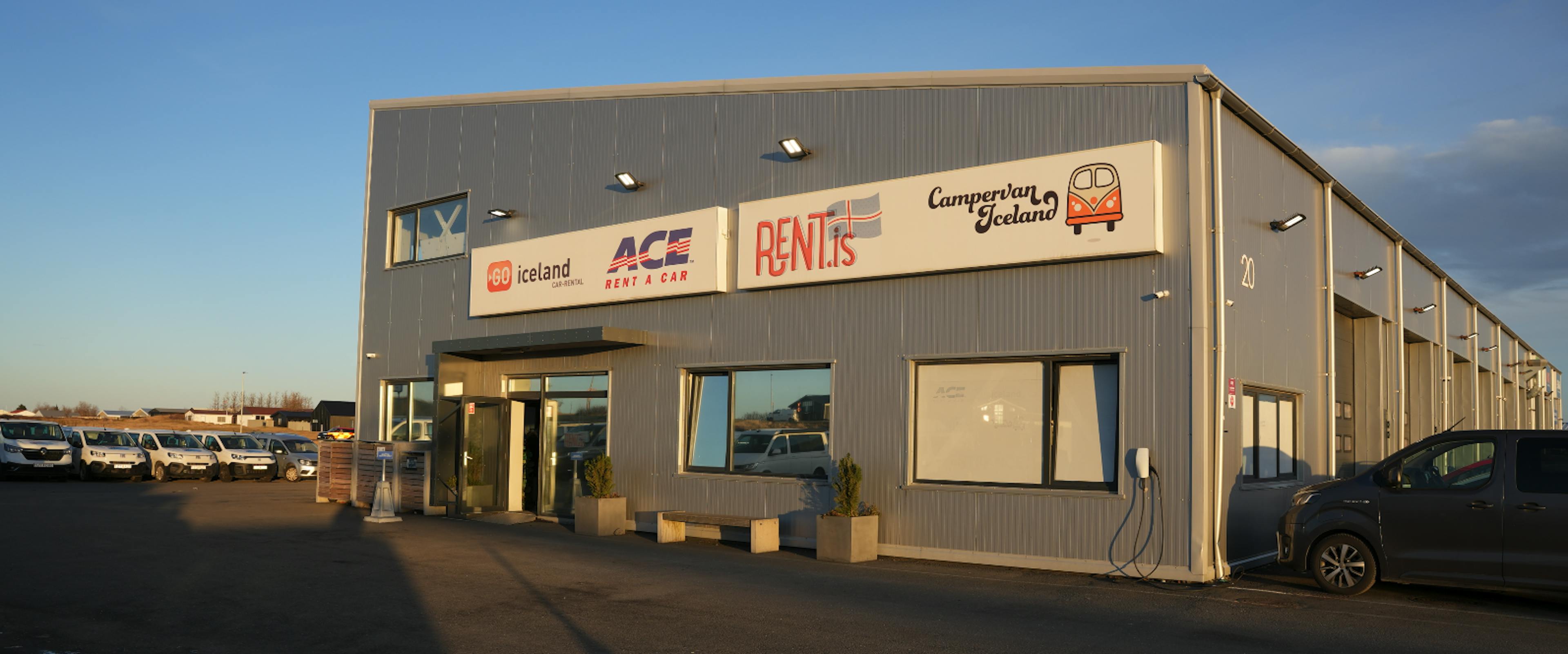 Rental office exterior