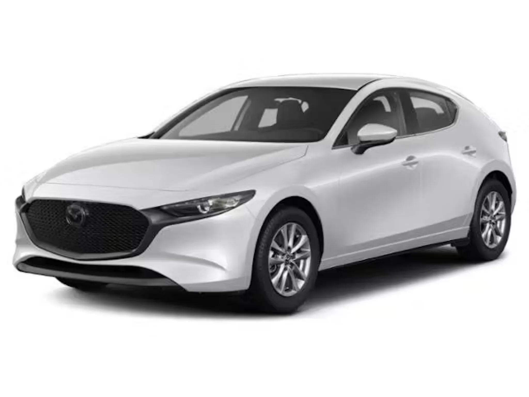 Silver Mazda 3