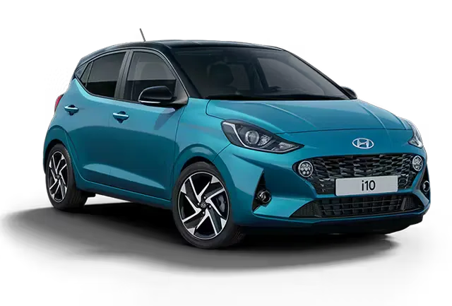 Blue Hyundai i10