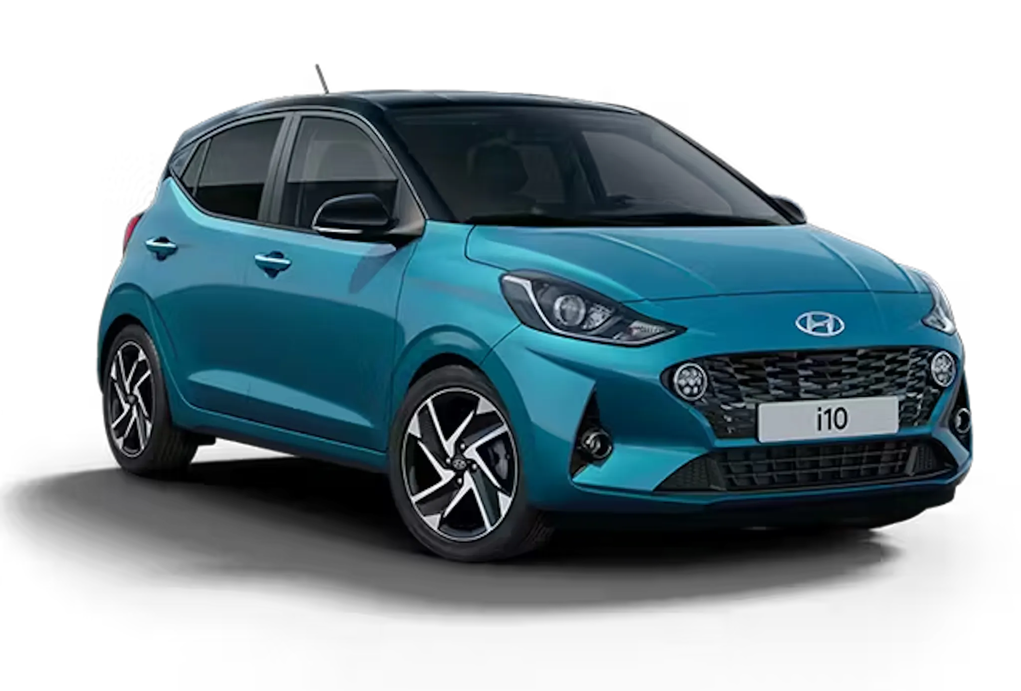 Blue Hyundai i10