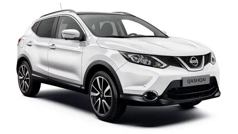 White Nissan Qashqai 4x4