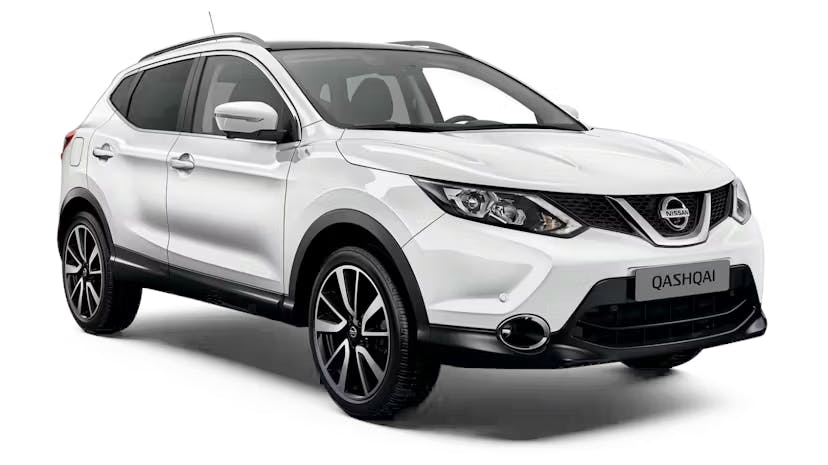 White Nissan Qashqai 4x4
