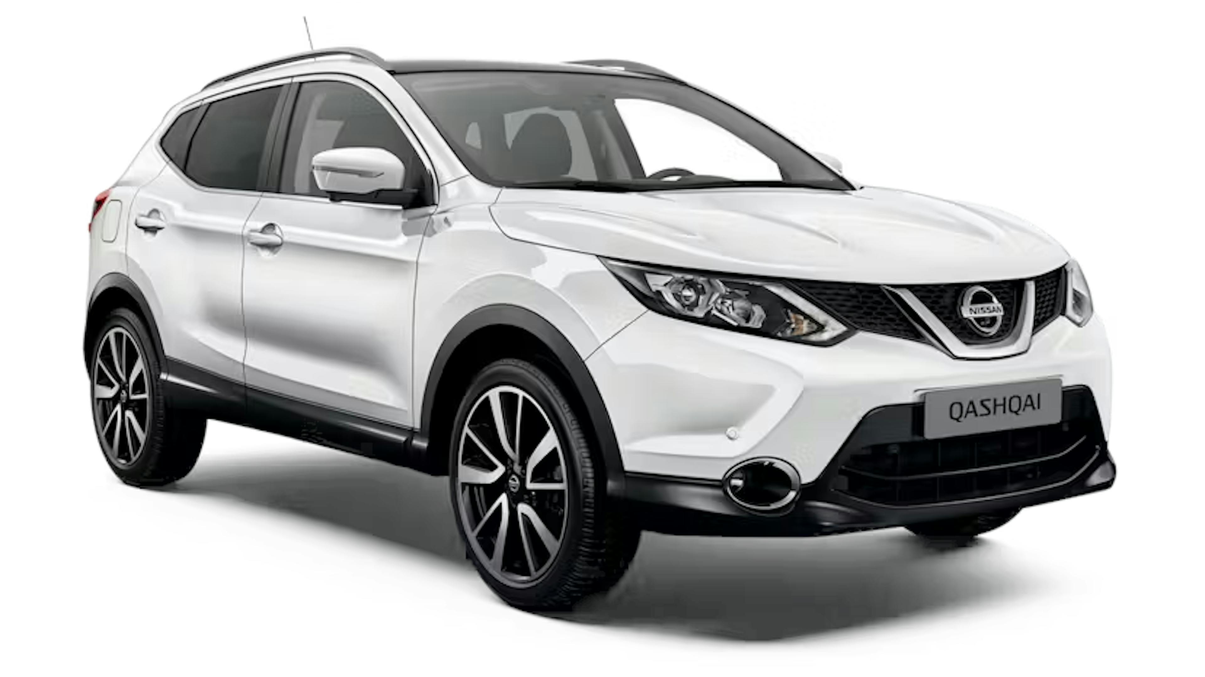 White Nissan Qashqai 4x4