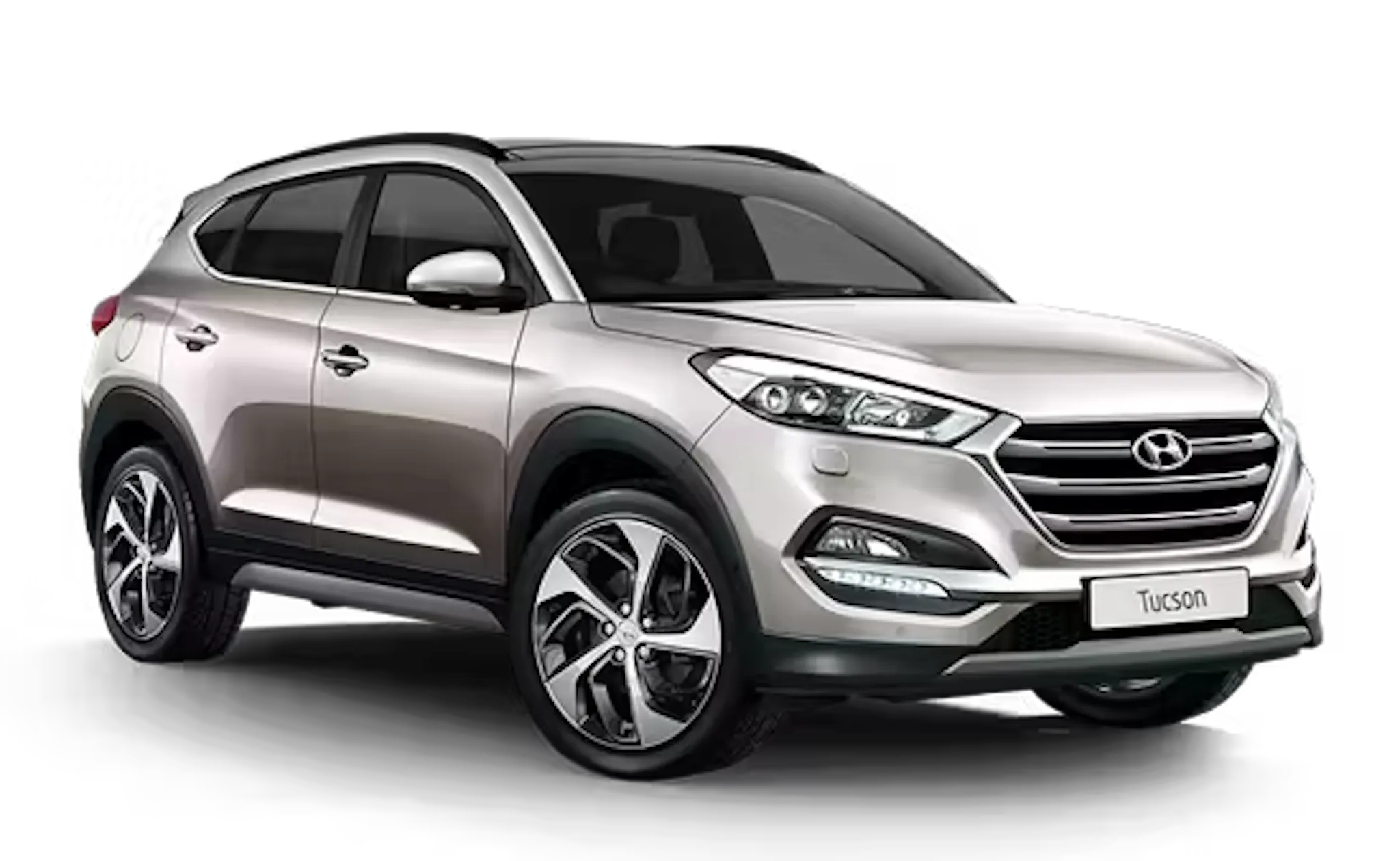 Silver Hyundai Tucson