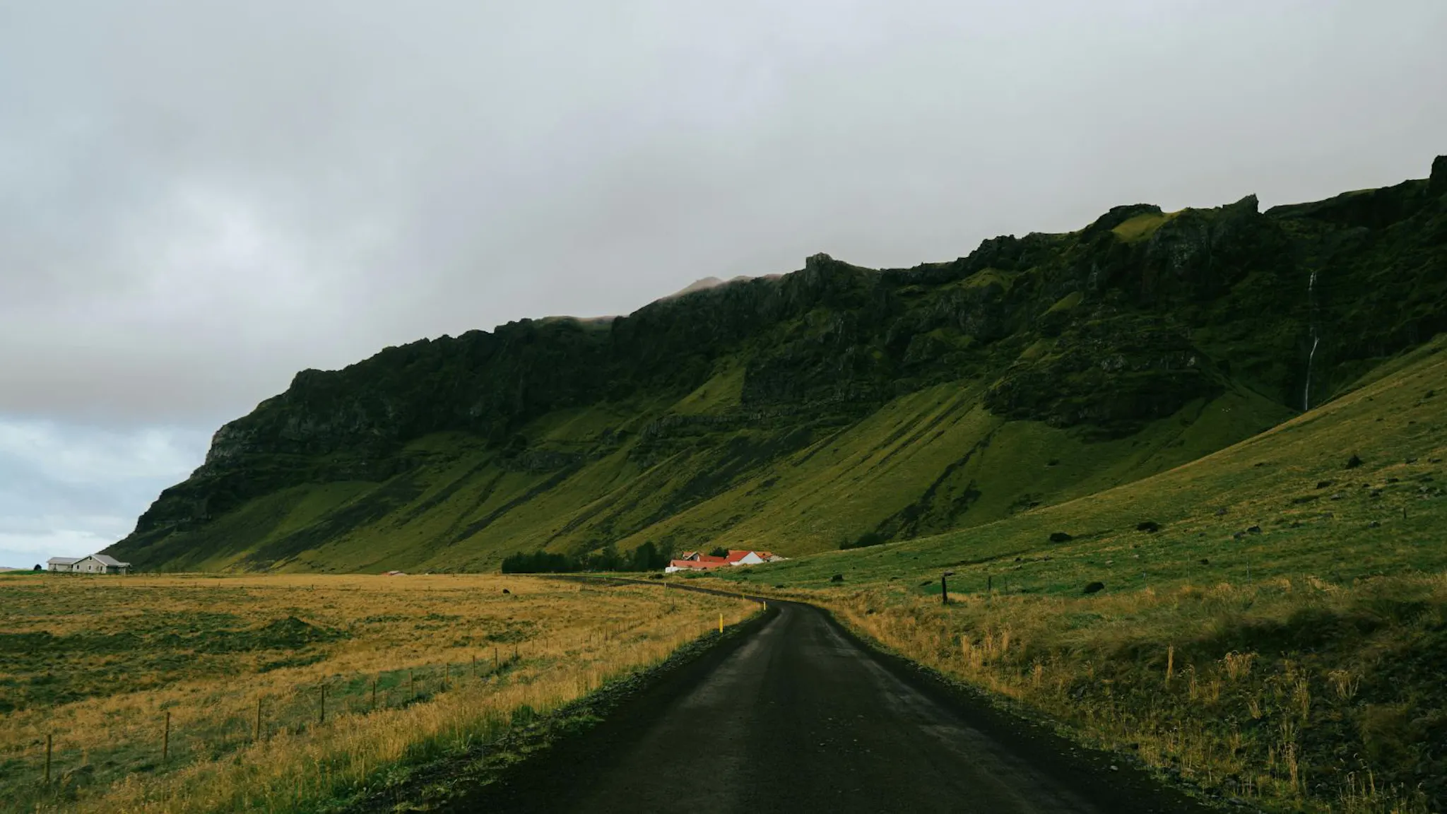 Road in rural Iceland.