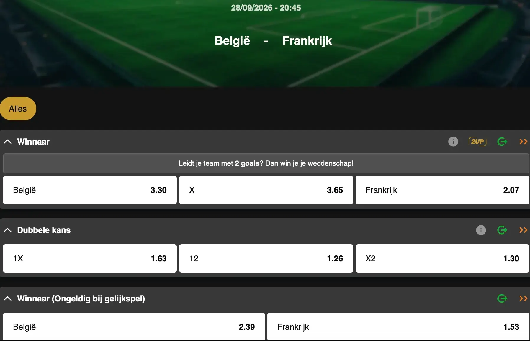 België-Frankrijk in de Nations League: de Rode Duivels tegen Les Bleus