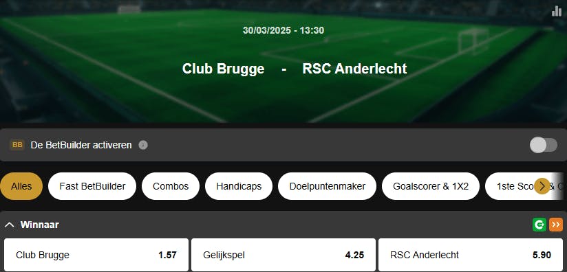 Playoffs 1 Jupiler Pro League | Club Brugge - RSC Anderlecht | Golden Vegas Sport