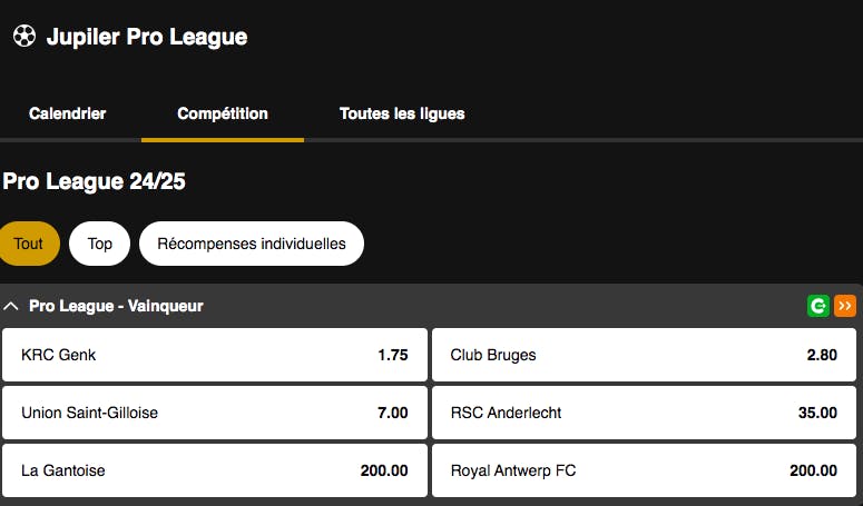 Playoffs 1 Pro League | Vainqueur final | Golden Vegas Sport