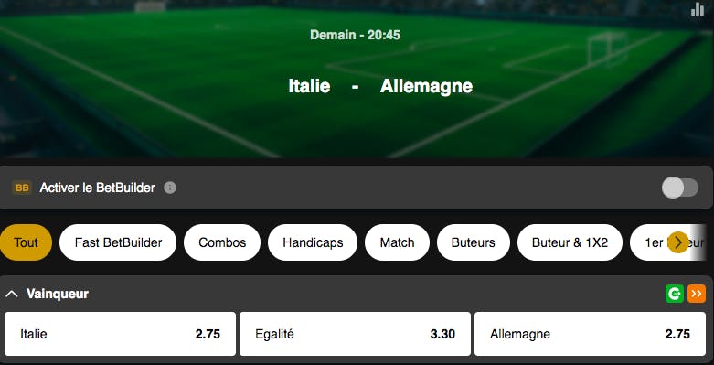 Ligue des Nations | Italie - Allemagne | Golden Vegas Sport