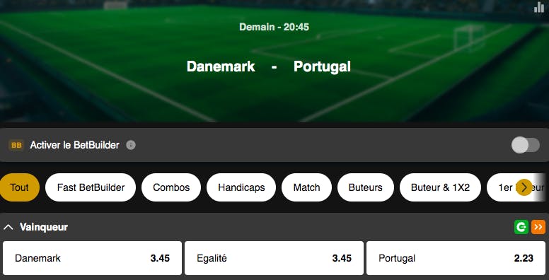Ligue des Nations | Danemark - Portugal | Golden Vegas Sport