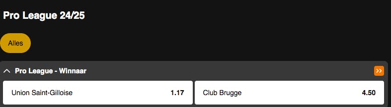 Champions Playoffs Pro League | Club Bruges - Union Saint-Gilloise | Golden Vegas Sport