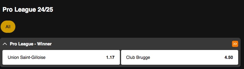 Champions Playoffs Pro League | Club Bruges - Union Saint-Gilloise | Golden Vegas Sport