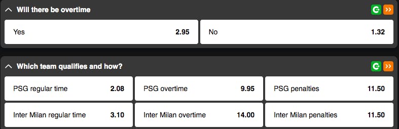 Champions League | PSG - Inter Milan | Golden Vegas Sport