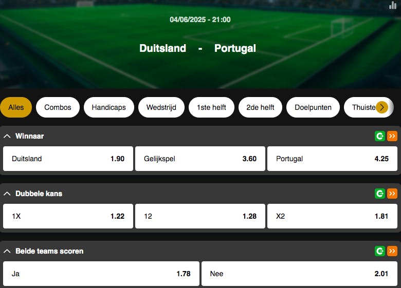 Nations League | Allemagne - Portugal | Golden Vegas Sport