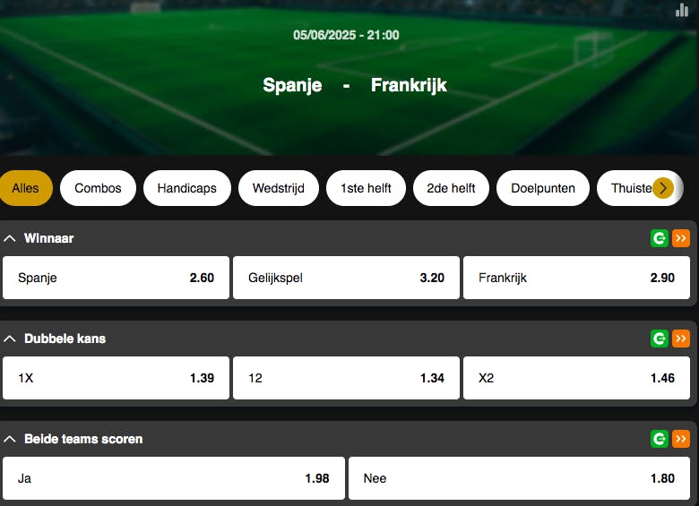 Nations League | Espagne-France | Golden Vegas Sport