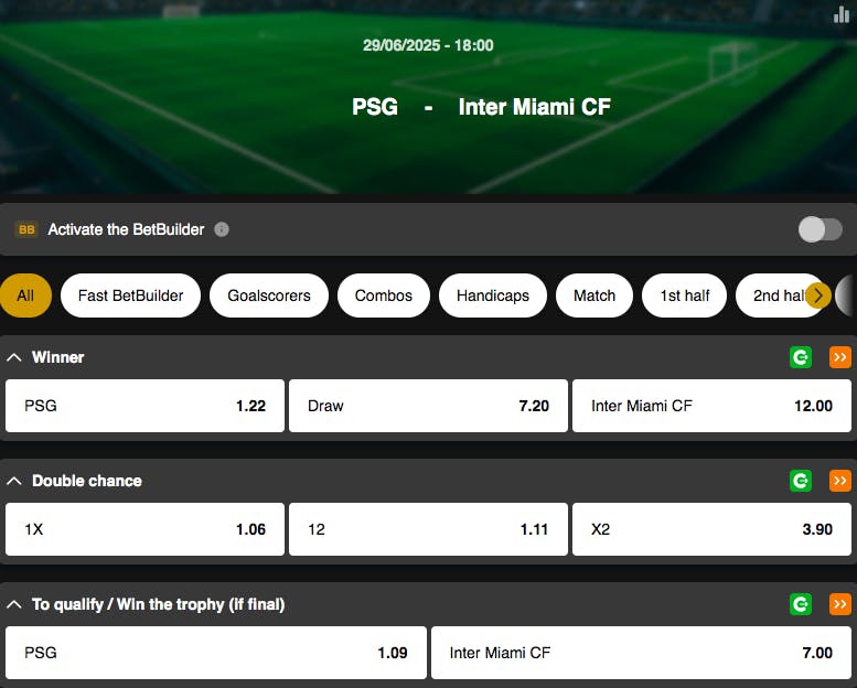 Club World Cup | PSG - Inter Miami | Lionel Messi | Golden Vegas Sport
