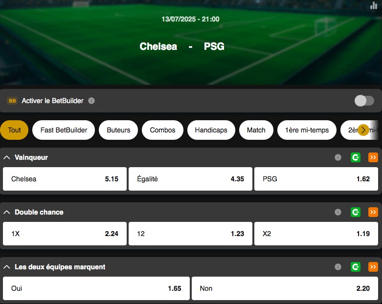 Finale Coupe du Monde des Clubs | Chelsea-PSG | Golden Vegas Sport