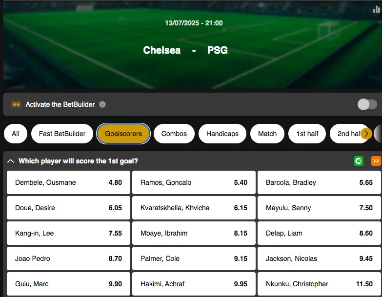 Club World Cup Final | Chelsea vs PSG | Golden Vegas Sport