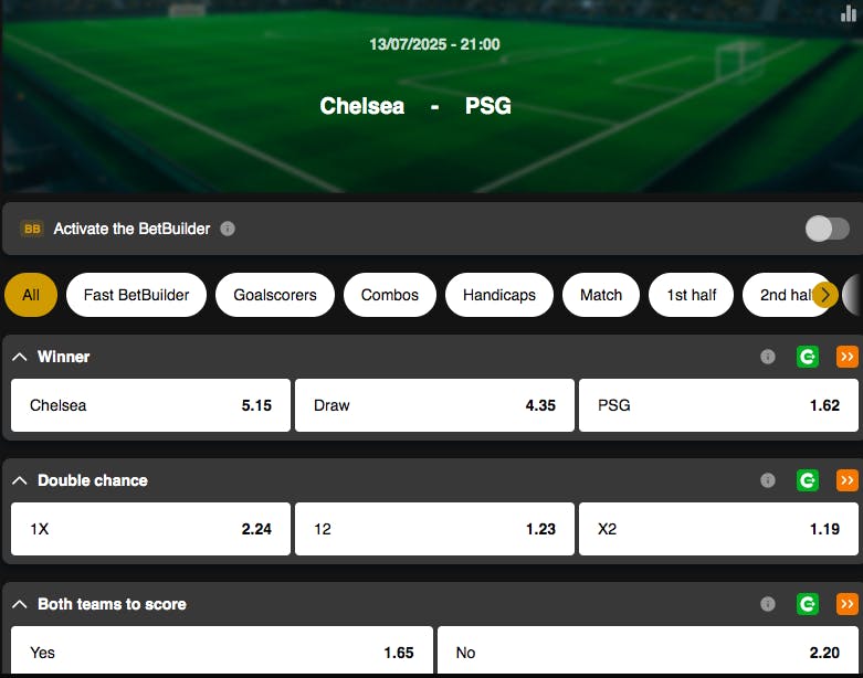 Club World Cup Final | Chelsea vs PSG | Golden Vegas Sport