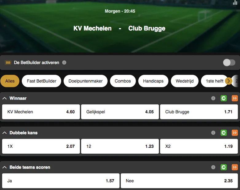 Jupiler Pro League, Tweede Speeldag | Mechelen – Club Brugge | Golden Vegas Sport