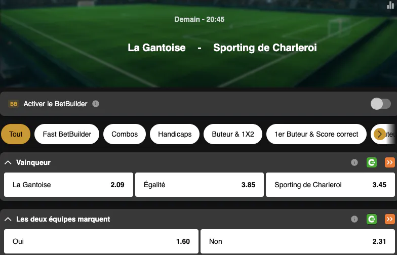 Jupiler Pro League | La Gantoise - Sporting Charleroi | Golden Vegas Sport