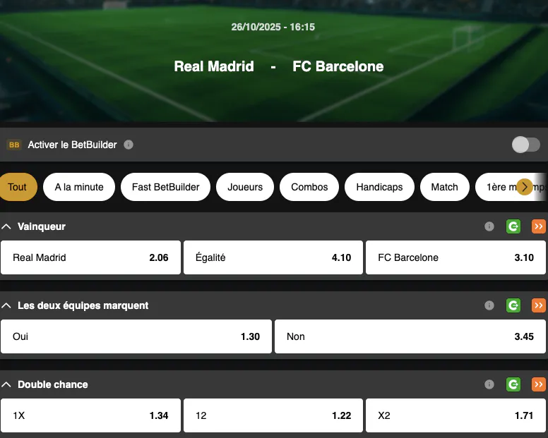 Liga | Real Madrid - FC Barcelone | Golden Vegas Sport