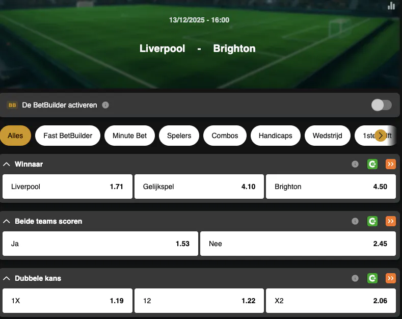 Premier League | Liverpool - Brighton | Golden Vegas Sport