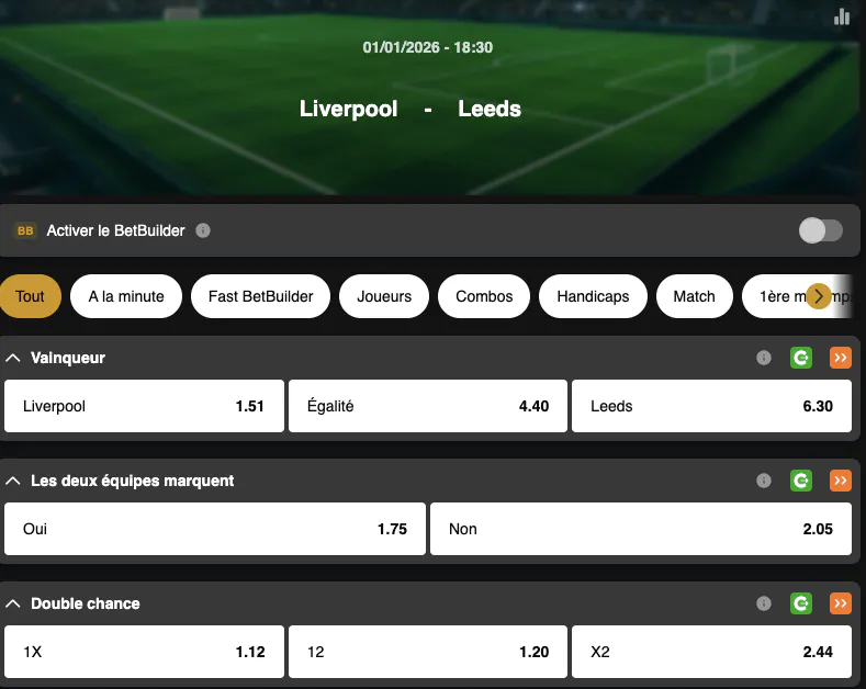 Premier League | Liverpool - Leeds | Golden Vegas Sport