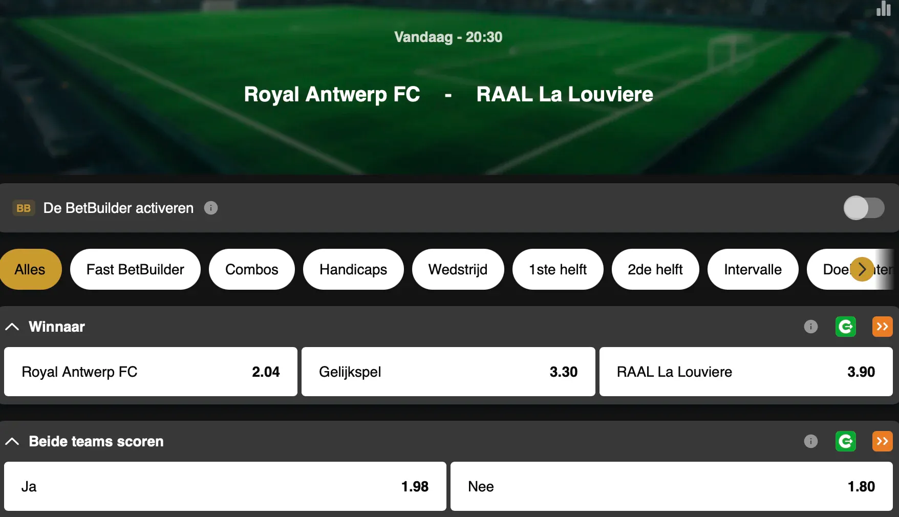 Beker van België | Antwerp - La Louvière | Golden Vegas Sport