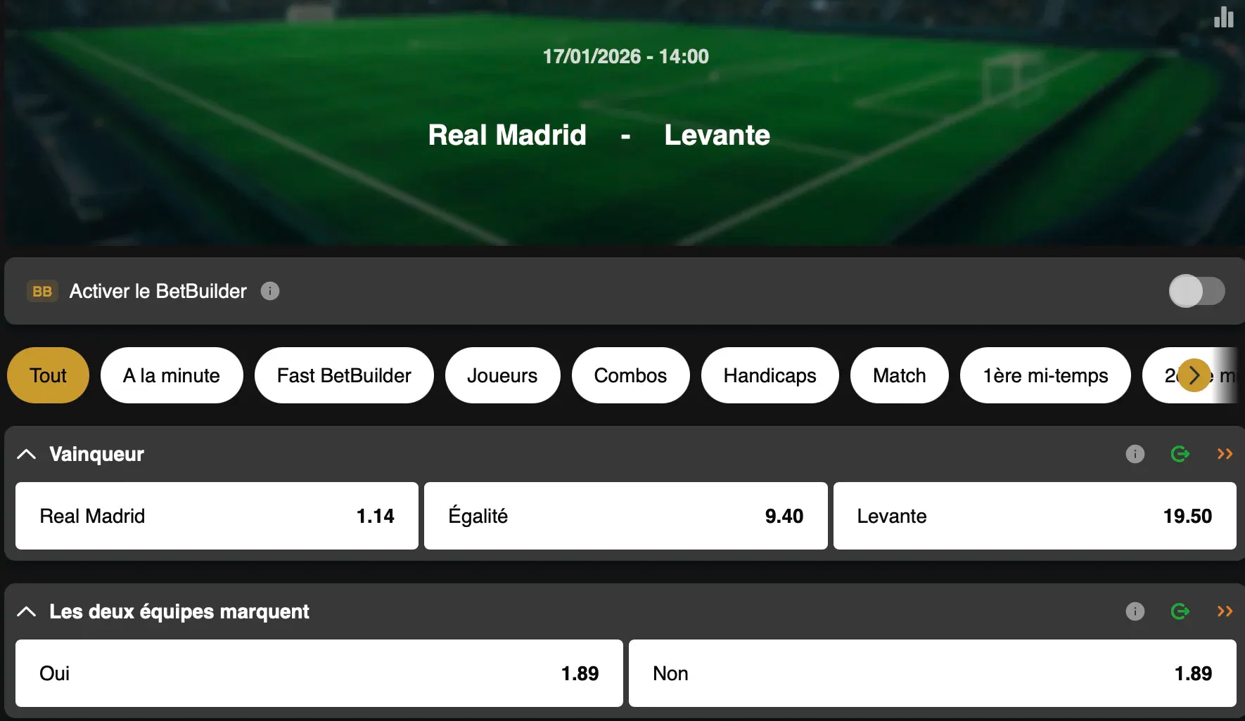 Liga | Real Madrid - Levante | Golden Vegas Sport