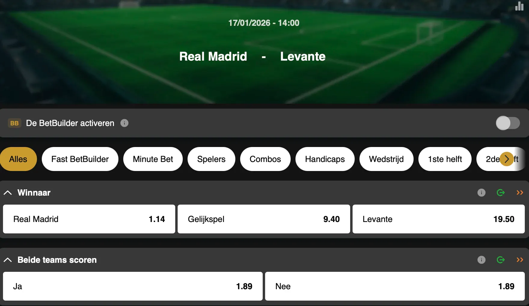 Liga | Real Madrid - Levante | Golden Vegas Sport