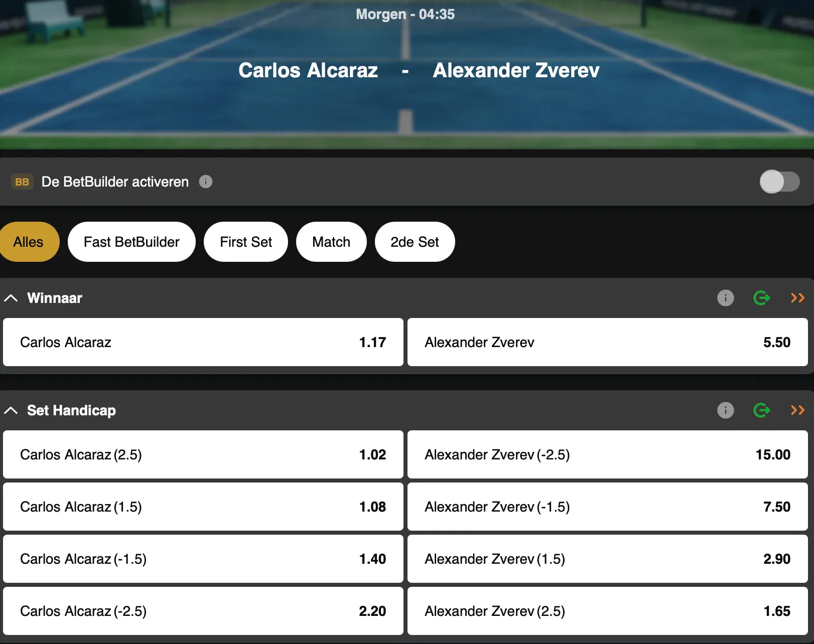 Australian Open Melbourne | Carlos Alcaraz - Alexander Zverev | Golden Vegas Sport