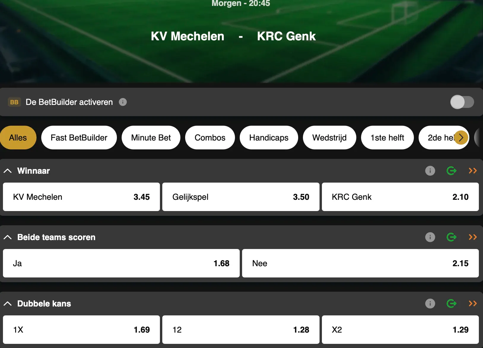 Jupiler Pro League | Malines - Genk | Golden Vegas Sport