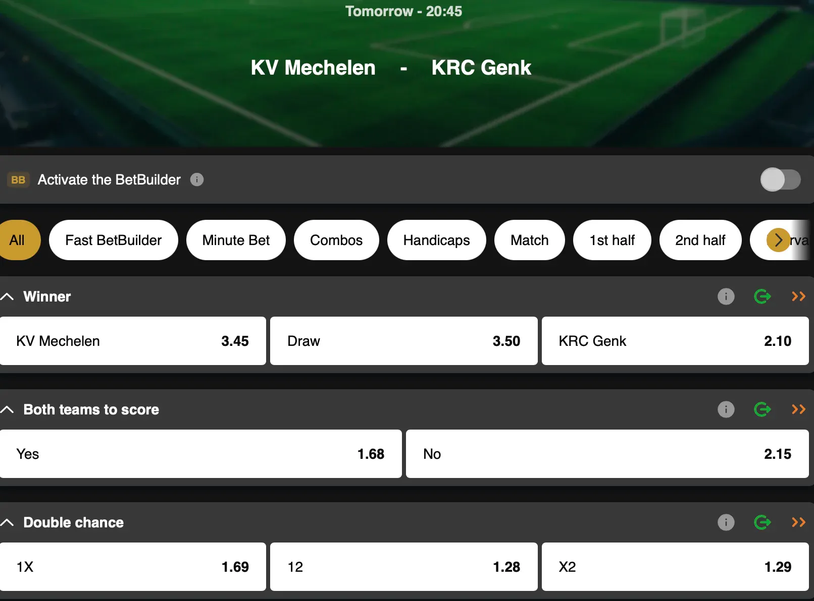 Jupiler Pro League | Malines - Genk | Golden Vegas Sport