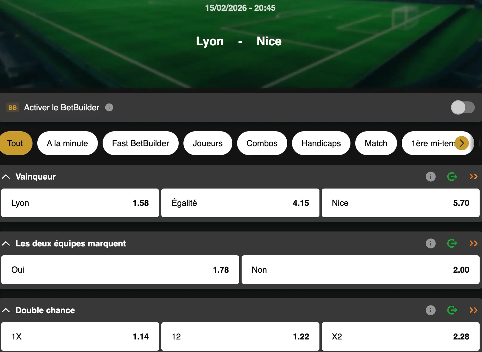 Pronostiquez sur la Ligue 1 et Lyon-Nice sur Golden Vegas Sport