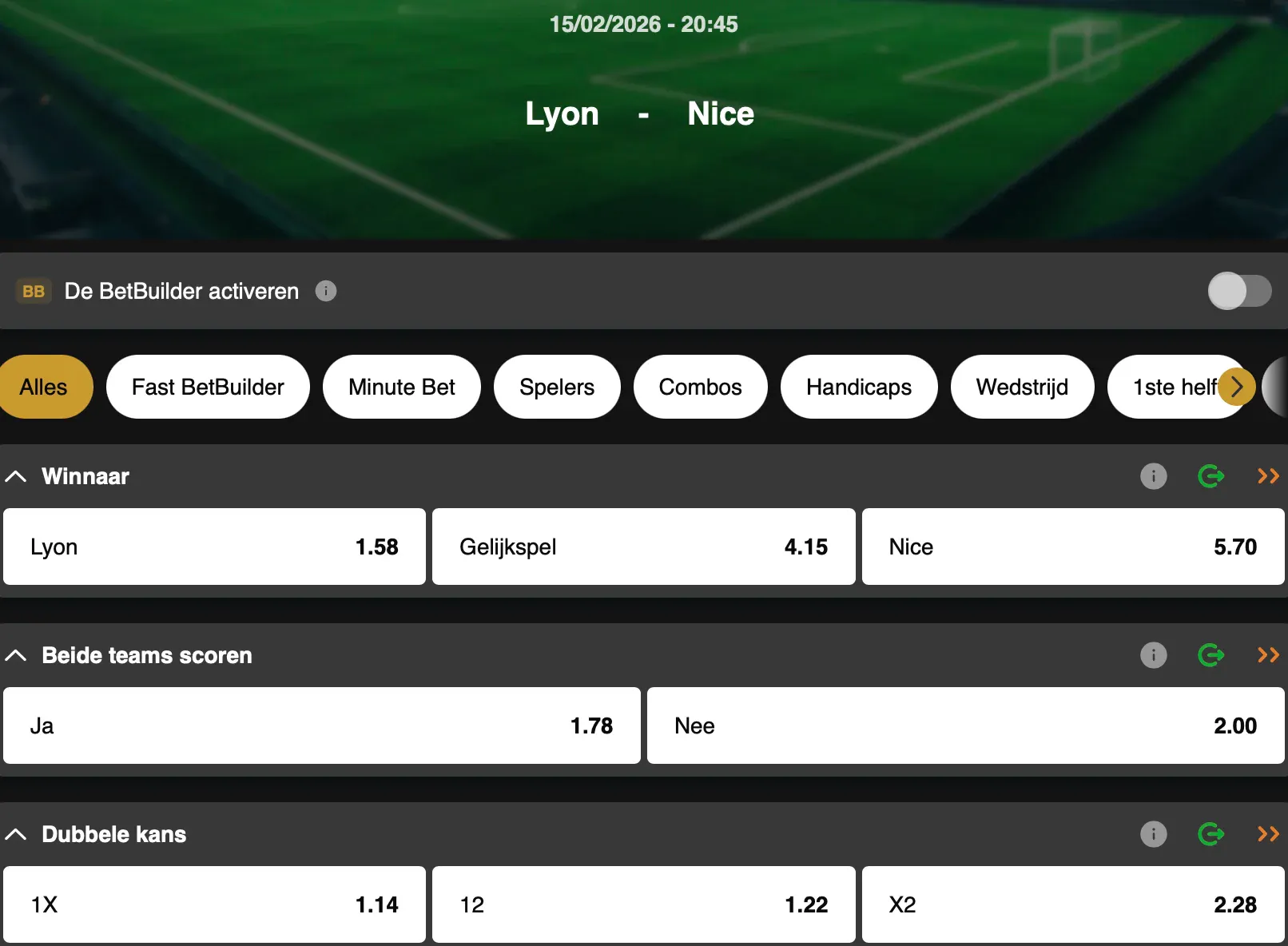Ligue 1 | Lyon - Nice |Golden Vegas Sport