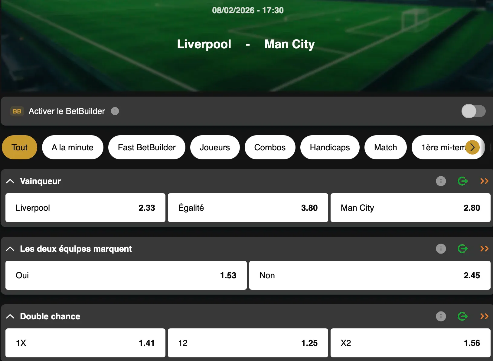 Premier League | Liverpool - Manchester City | Golden Vegas Sport