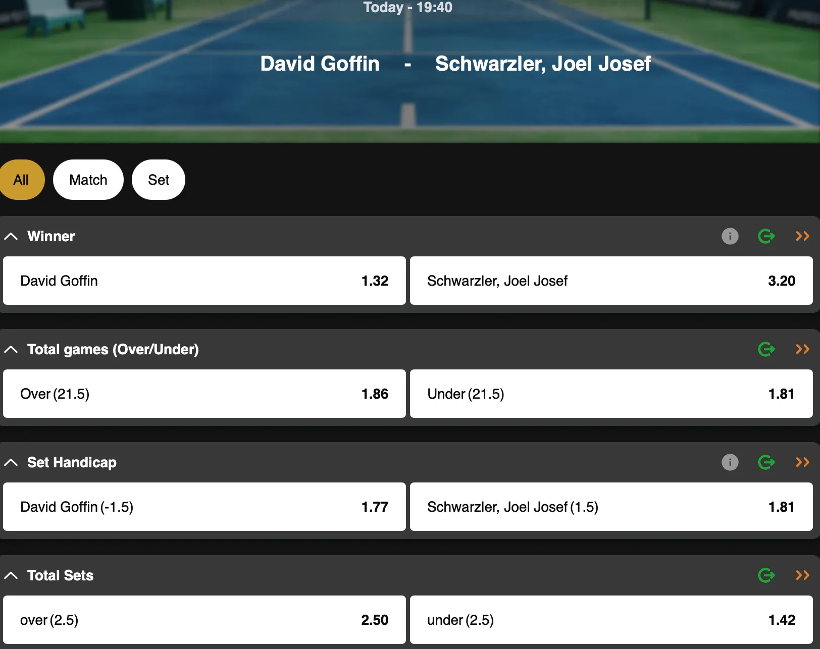 Belgian player David Goffin will aim to shine at the Lille Challenger against Schwaerzler.