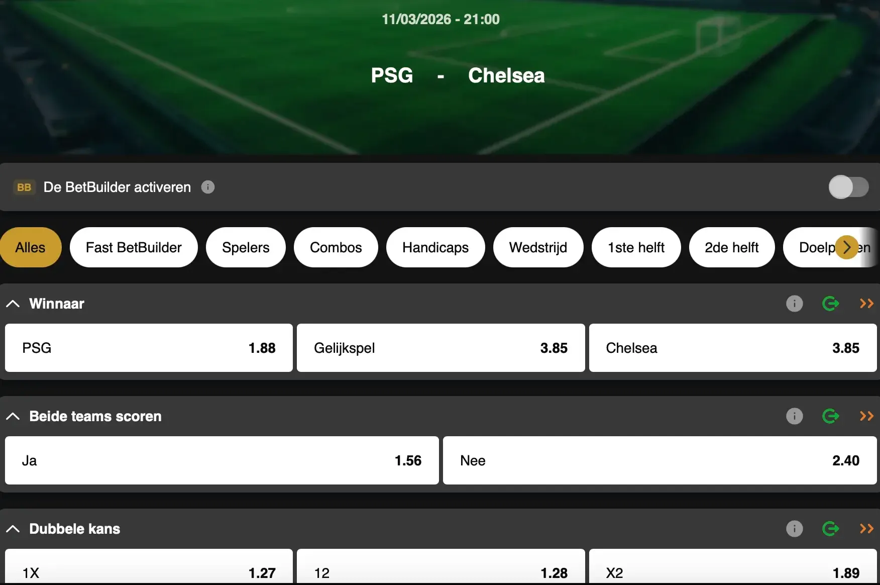 Champions League: De revanche van de Club World Cup-finale tussen PSG en Chelsea is te volgen op GoldenVegas Sport.