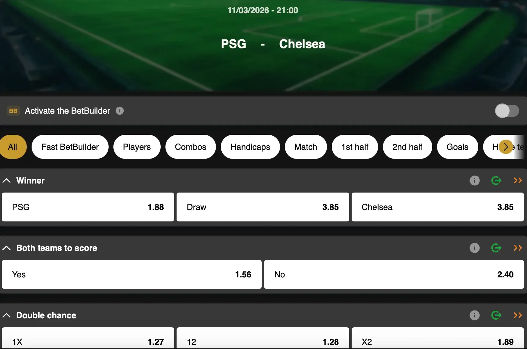 Champions League: The rematch of the Club World Cup final between PSG and Chelsea — a major football game to follow on GoldenVegas Sport.
