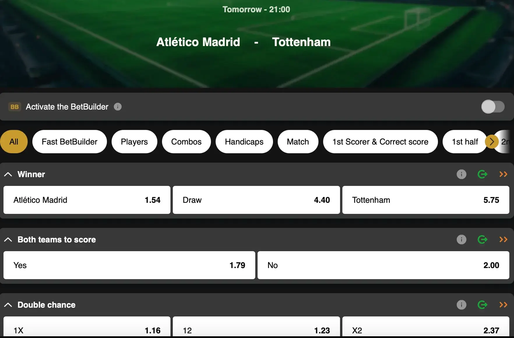Champions League Round of 16: Will Atlético Madrid back up their win against Bruges against a struggling Tottenham side in the Premier League?