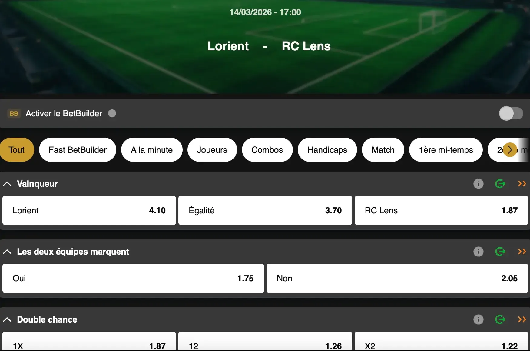 Ligue 1 : Lens va-t-il prendre la tête du championnat français en gagnant à Lorient ? Un match à suivre sur GoldenVegas Sport.
