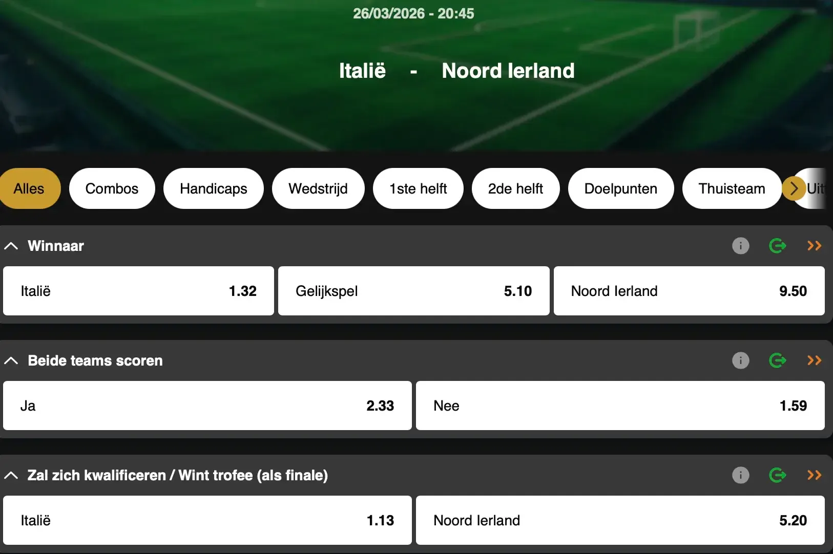 WK 2026: Mist Italië een derde editie op rij? Een wedstrijd om te volgen op GoldenVegas Sport.