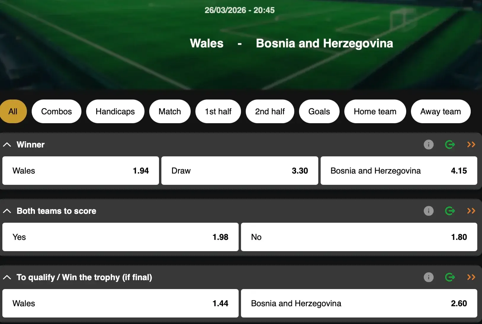 World Cup 2026: In the other play-off semi-final, who will come out on top — Wales or Bosnia-Herzegovina?