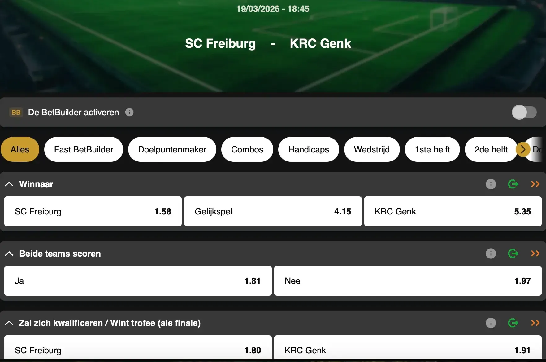 Europa League: blijft Genk de laatste club uit de Jupiler Pro League in de Europese competitie? Een wedstrijd om te volgen op GoldenVegas Sport.